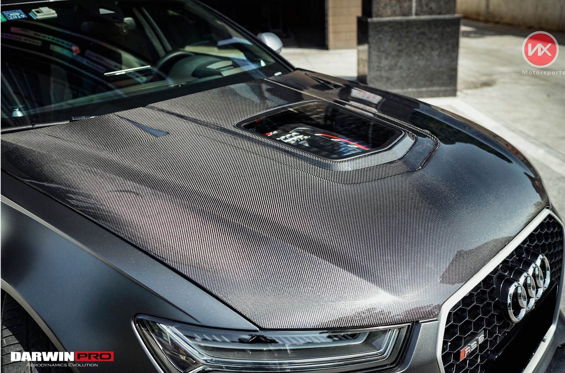 2013 - 2018 Audi A6 S6 RS6 BKSS Style Carbon Fiber Hood