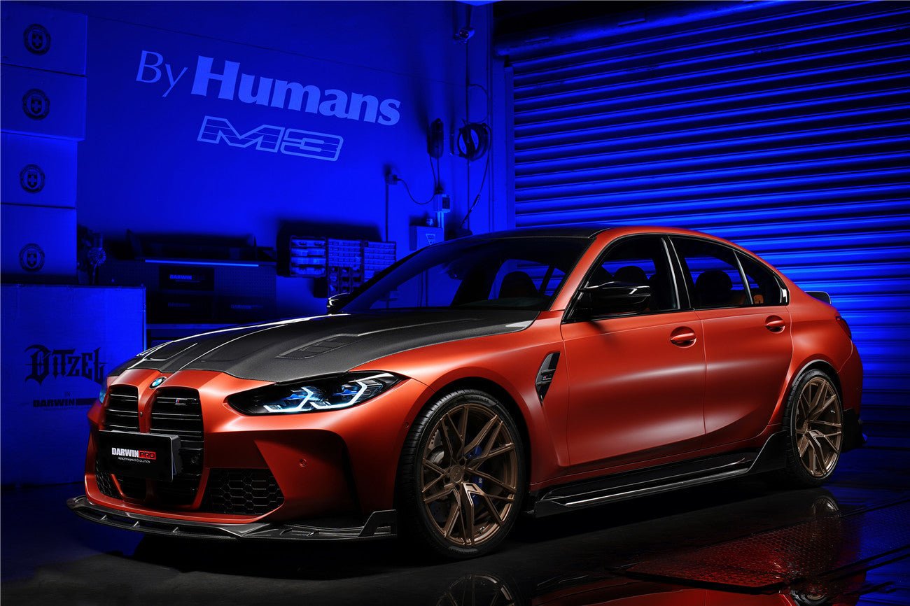 2021-UP BMW M3 G80 BKSS Style Carbon Fiber Side Skirts