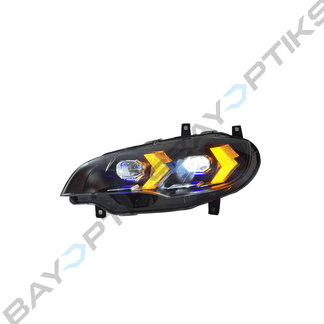 E71 X6 FACELIFT G05 X5 STYLE CSL Yellow/White LED Headlights (2008-2014)