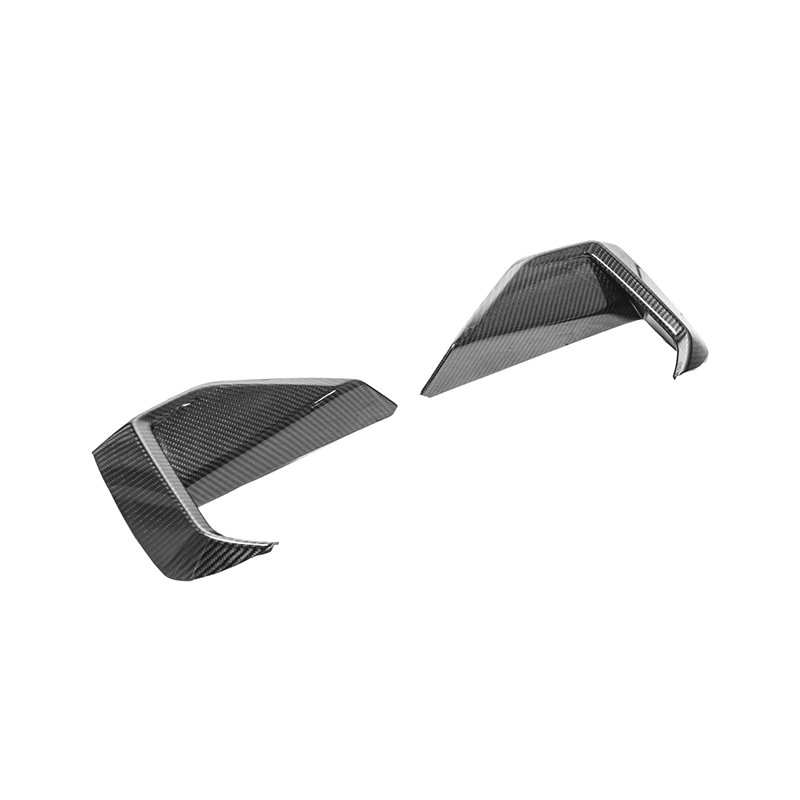 Ford Mustang S650 Factory Style Dry Carbon Fiber Front Side Grille Inserts 2024-Up