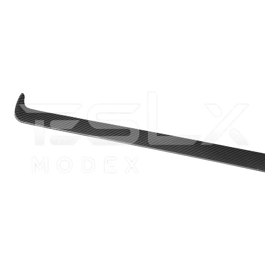 Tesla Model 3 Highland / Model Y Carbon Fiber Interior Front Center Air Outlet Frame Cover 2024-Up