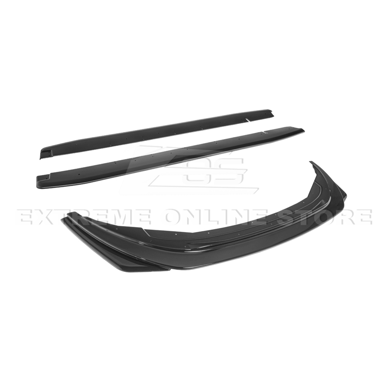Toyota GR86 AS Style Matte Black Front Splitter and Side Skirt Kit 2022-Up