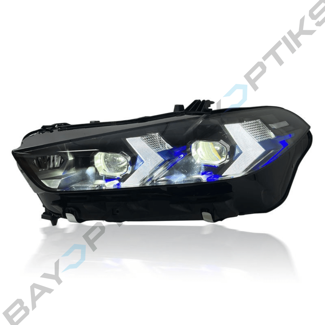 BMW X5 G05 Laser Style LED Headlights with Yellow/White DRL 2019-2024