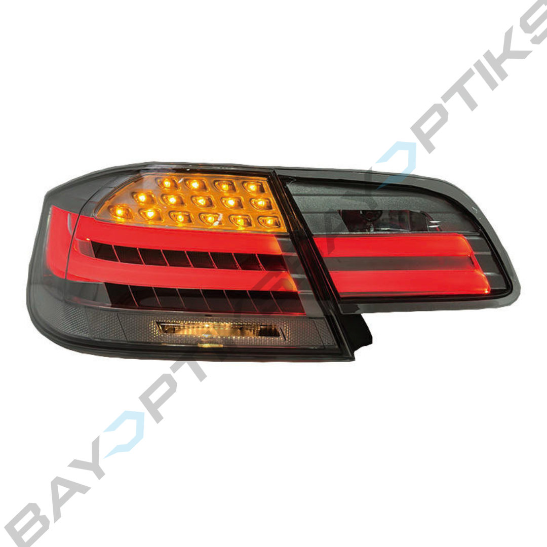 BMW 3 Series E92 E93 LCI Clear Style LED Sequential Taillights 2006-2012