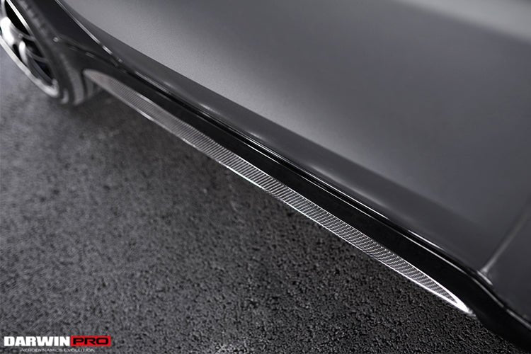 2016 - 2020 Smart Fortwo 453 BKSS Style Partial Carbon Fiber Side Skirts