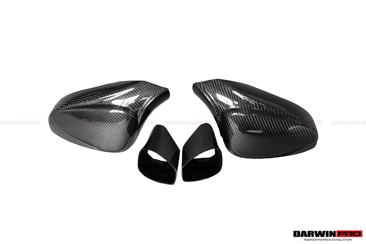 2010 - 2015 Ferrari 458 Coupe/Spyder/Speciale Dry Carbon Fiber Mirror Housing Replacement