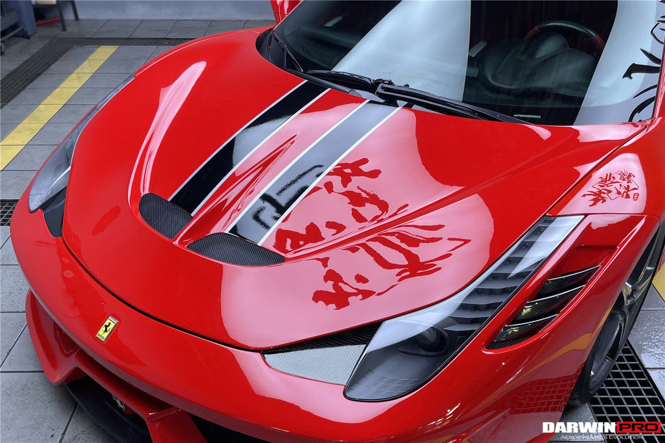2010 - 2015 Ferrari 458 Coupe/Spyder Speciale Style Hood