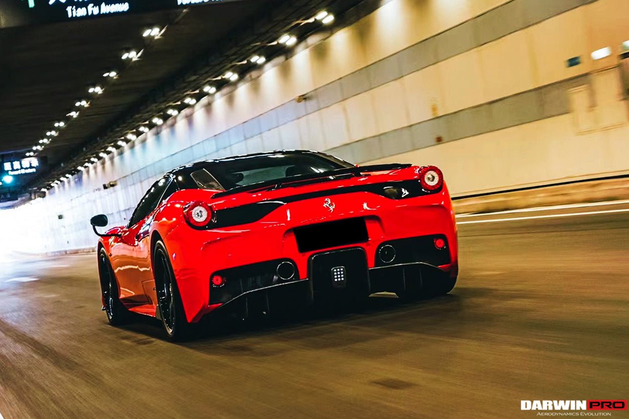 2013 - 2015 Ferrari 458 Speciale Rear Bumper with Diffuser & Lights
