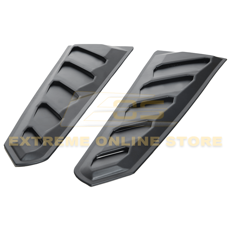 Chevrolet Camaro 6th Gen Matte Black Rear Window Louver Coupe 2016-2024