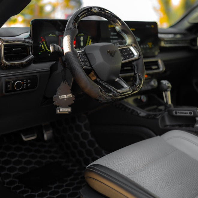 2024+ Ford Mustang Carbon Fiber Steering Wheel (Custom Order)