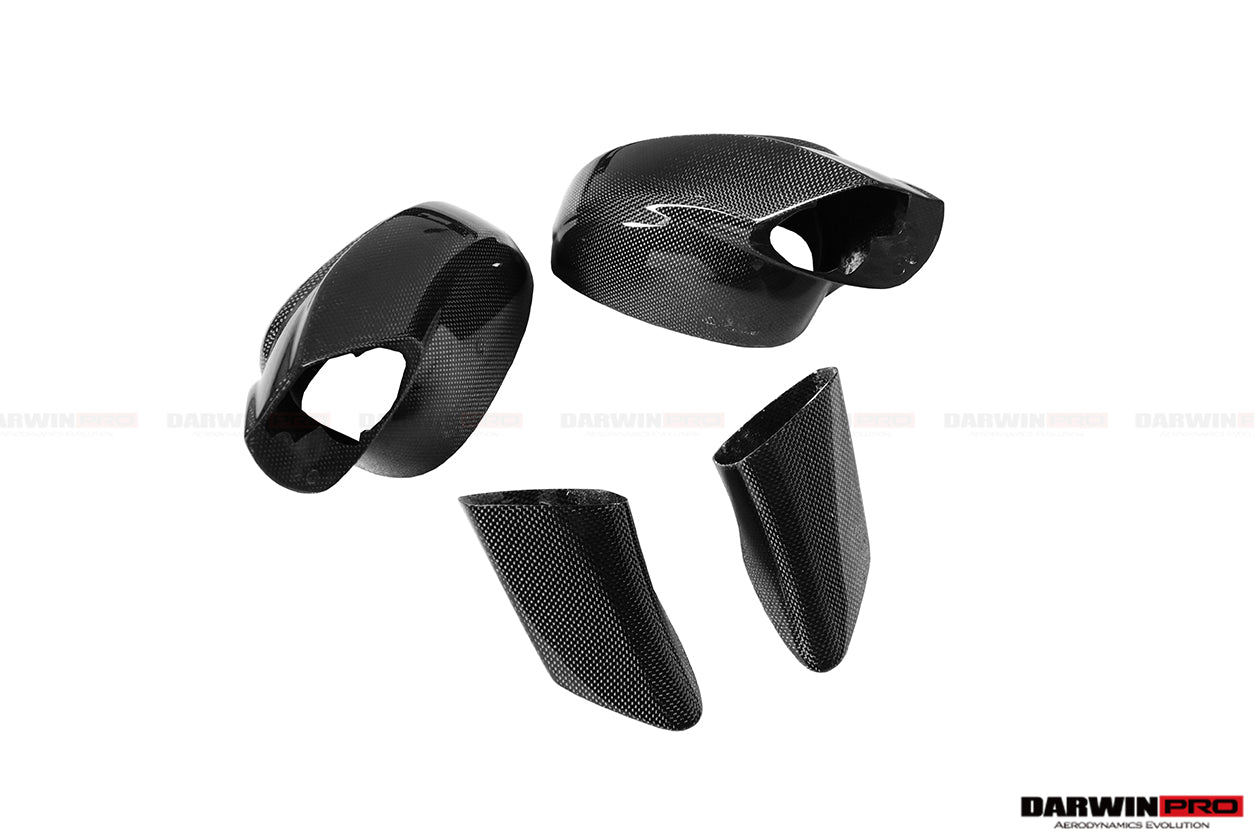 2015 - 2020 Ferrari 488 GTB & Spyder Carbon Fiber Mirror House & Base Replacement