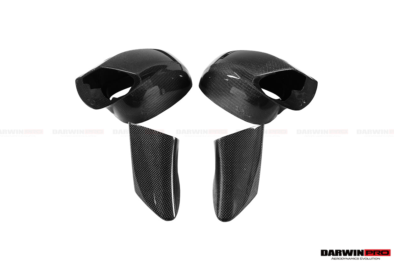 2015 - 2020 Ferrari 488 GTB & Spyder Carbon Fiber Mirror House & Base Replacement