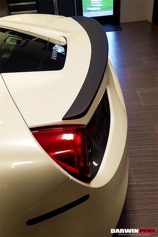 2015 - 2020 Ferrari 488 GTB BKSS Style Carbon Fiber Trunk Spoiler