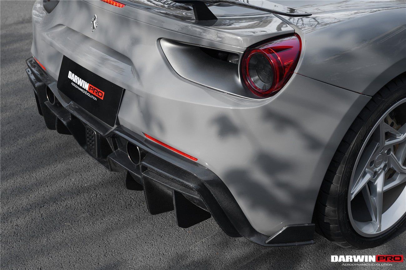 2015 - 2020 Ferrari 488 GTB/Spyder iMP-Performance Carbon Fiber Rear Diffuser