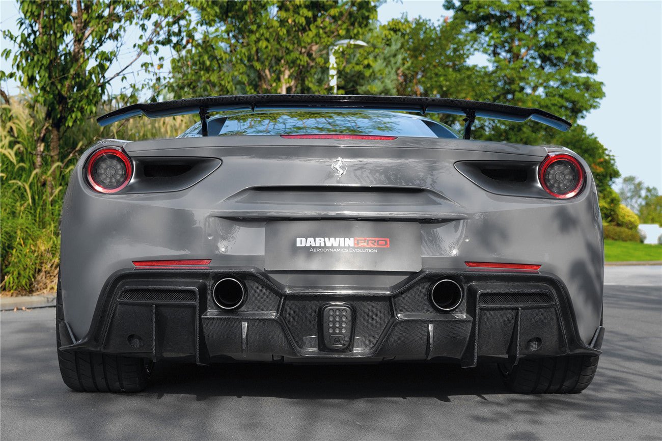 2015 - 2020 Ferrari 488 GTB/Spyder iMP-Performance Carbon Fiber Rear Diffuser