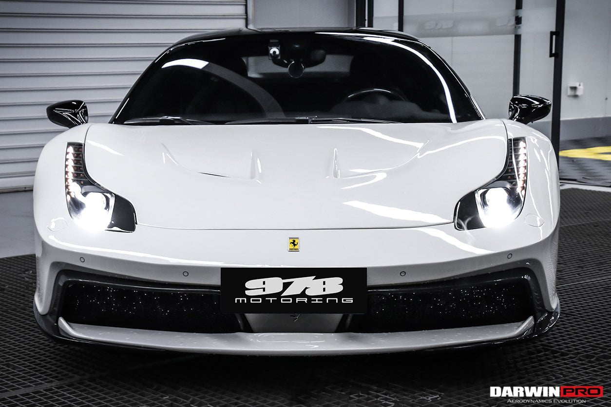 2010-2015 Ferrari 458 Coupe BKSS Style Partial Carbon Fiber Full Body Kit