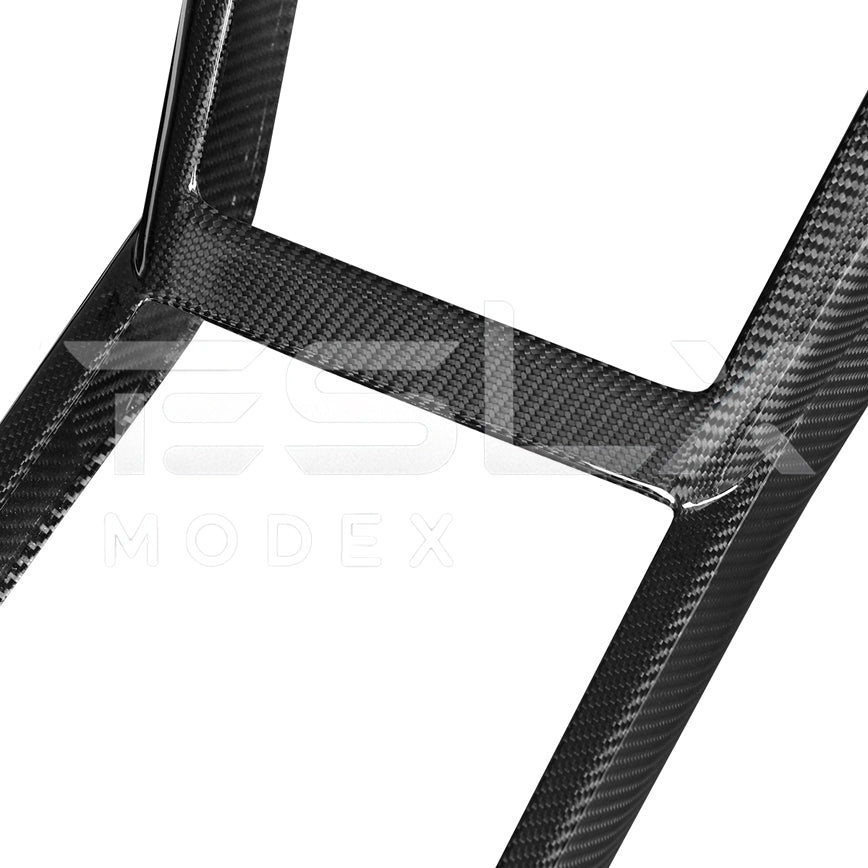 Tesla Model 3 Highland Model Y Carbon Fiber Interior Console Frame Trim 2024-2025