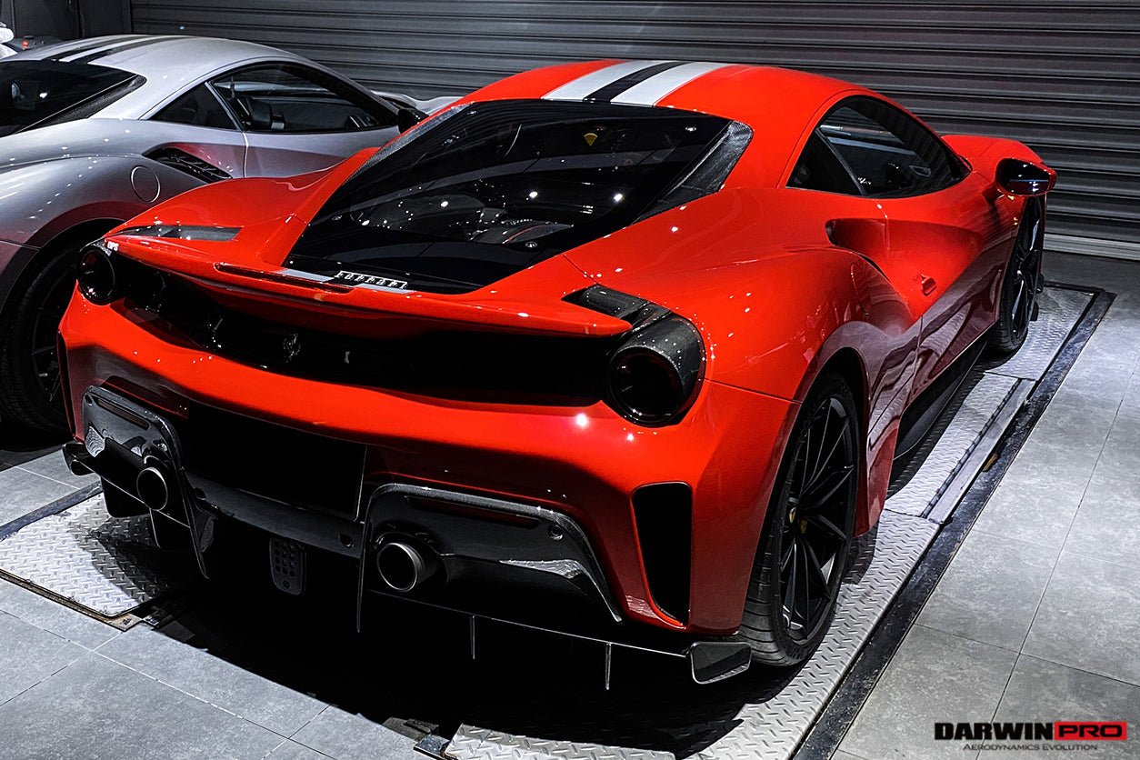 2018 - 2022 Ferrari 488 Pista Rear Bumper With Upper Shell (Not including Diffuser)