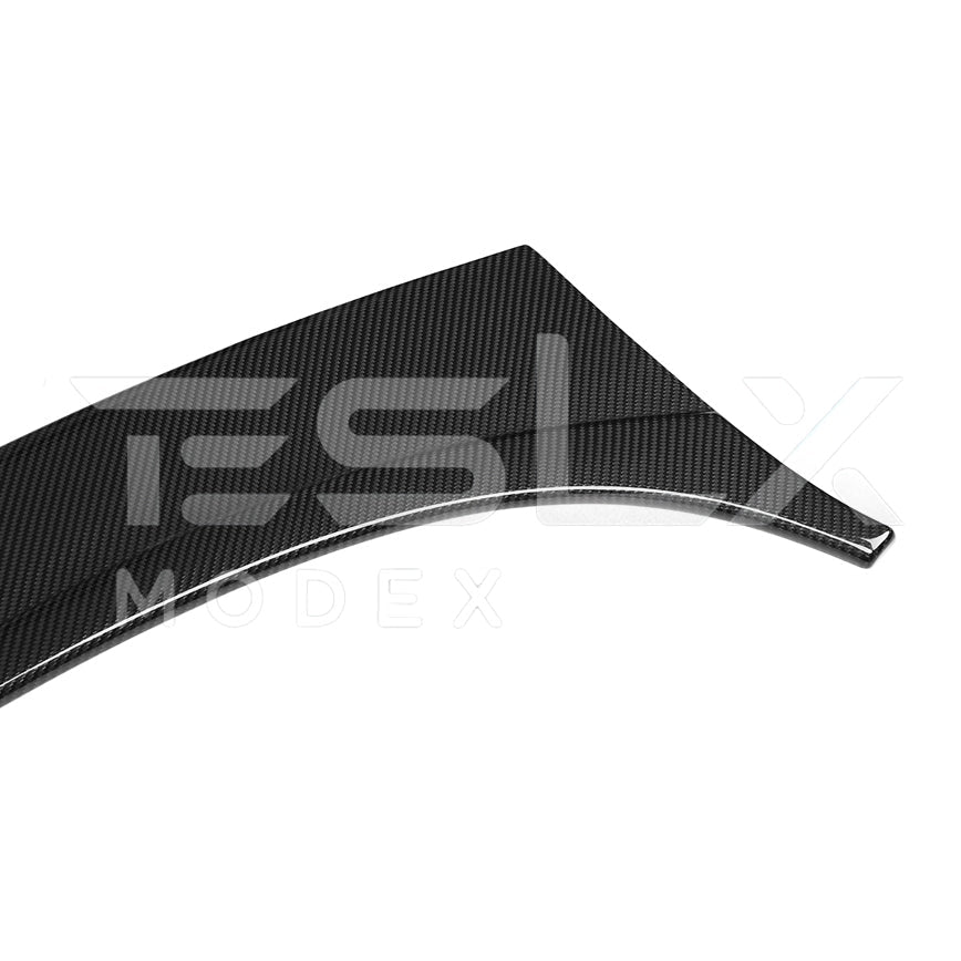 Tesla Model 3 Model Y Carbon Fiber Interior Instrument Trim Cover 2017-2024