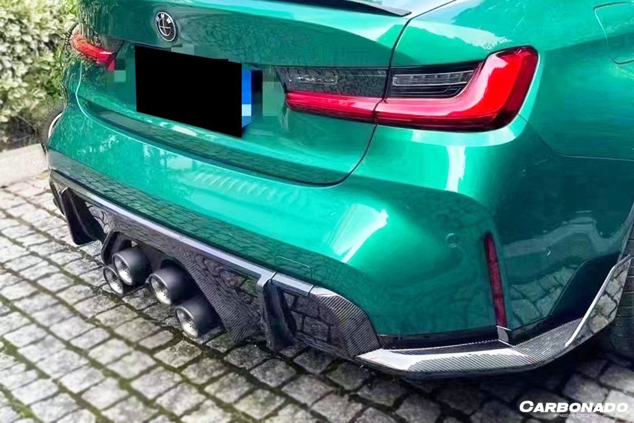 2021-2025 BMW M4 G82 G83 MP Style Carbon Fiber Rear Caps