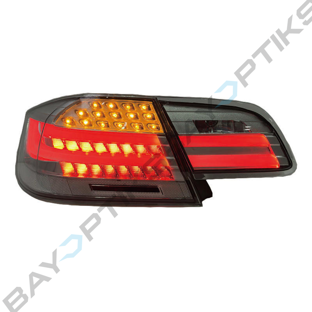 BMW 3 Series E92 E93 LCI Clear Style LED Sequential Taillights 2006-2012