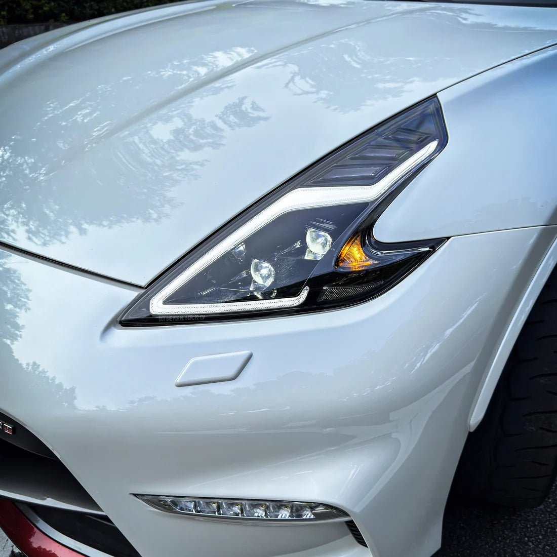 Nissan 370Z Fairlady Z Z34 Full LED Headlights with Startup Animation DRL 2008-2020
