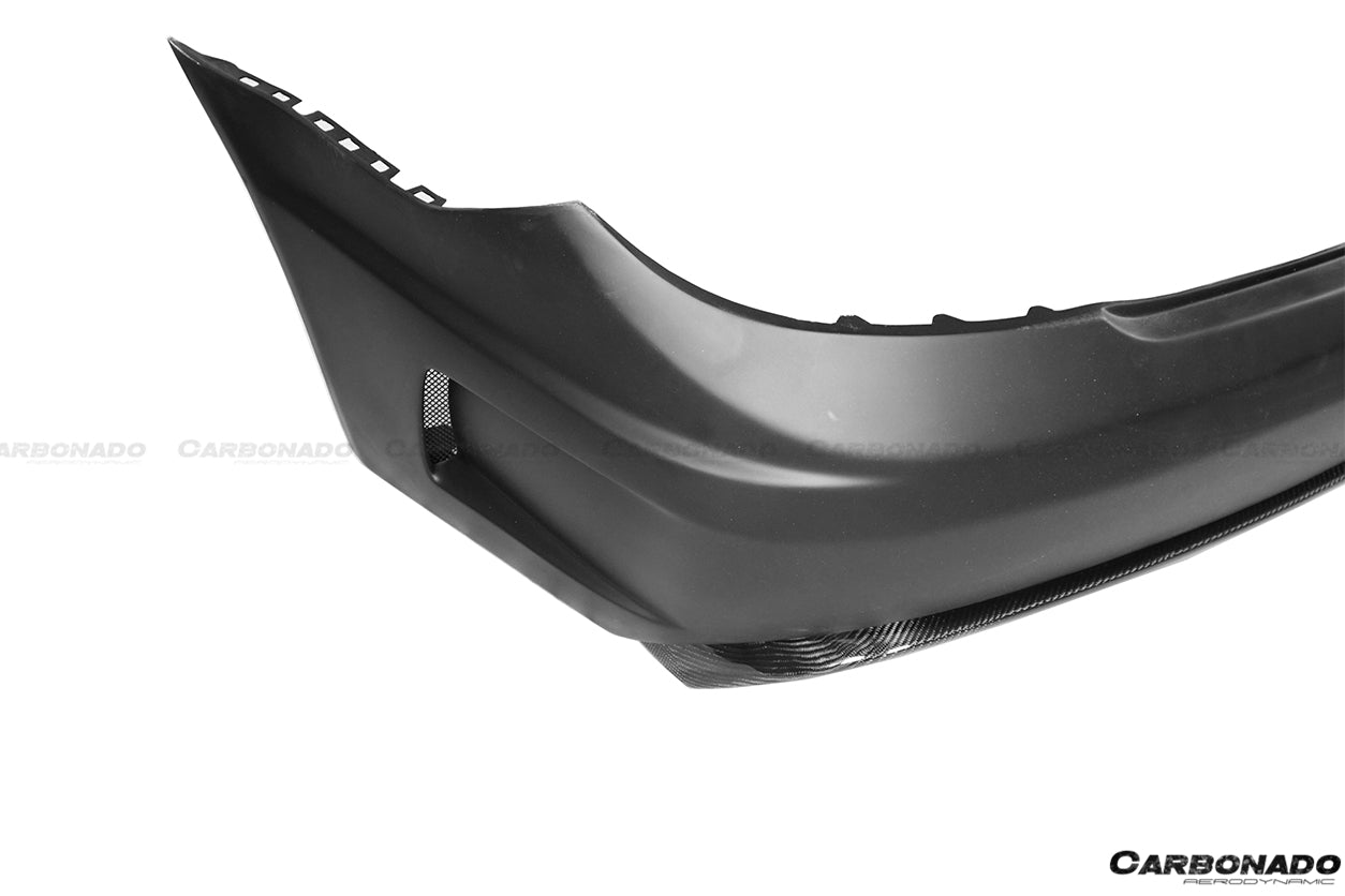 2008 - 2014 Mercedes Benz C Class W204 P Style Rear Bumper with Exhaust tips
