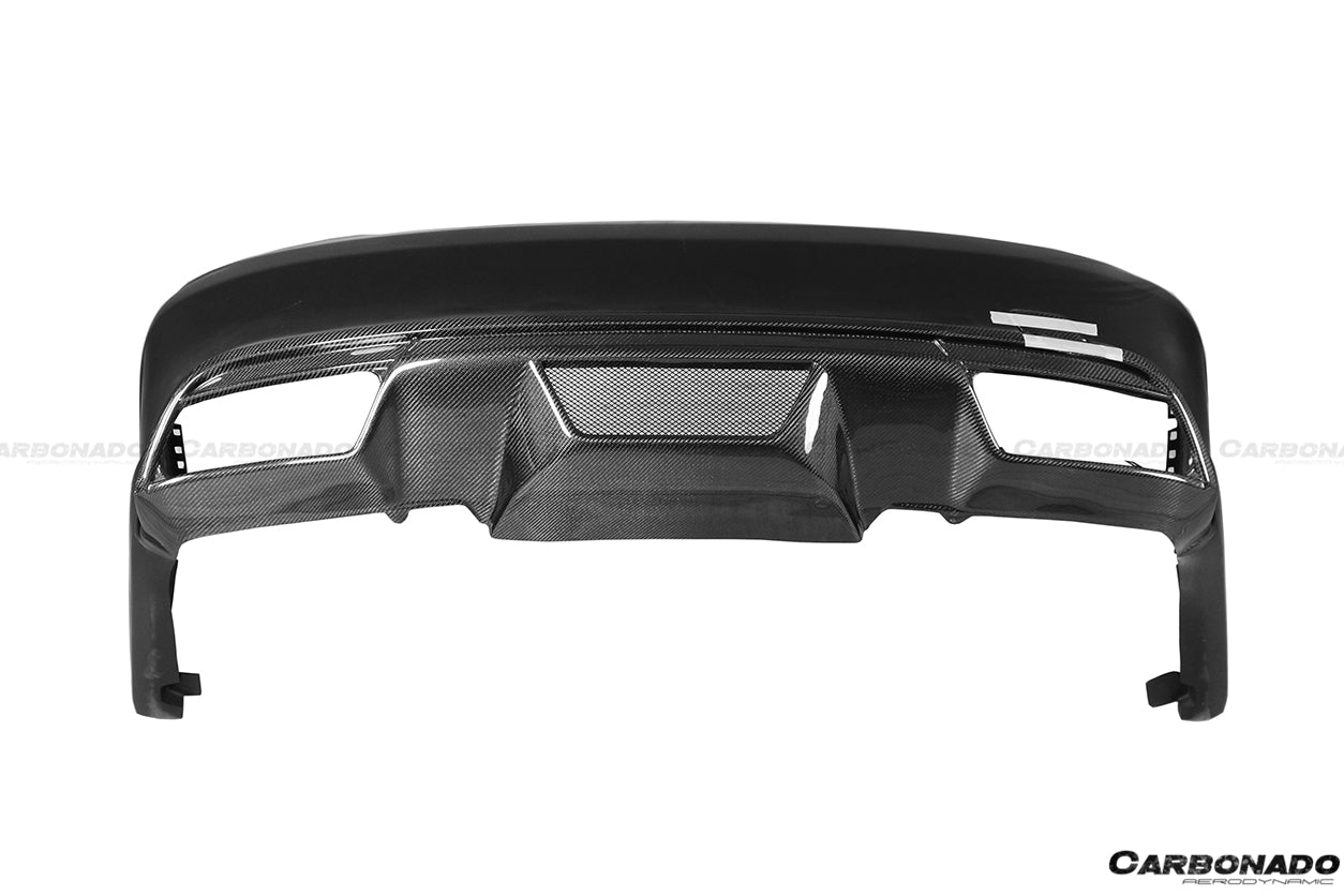 2008 - 2014 Mercedes Benz C Class W204 P Style Rear Bumper with Exhaust tips
