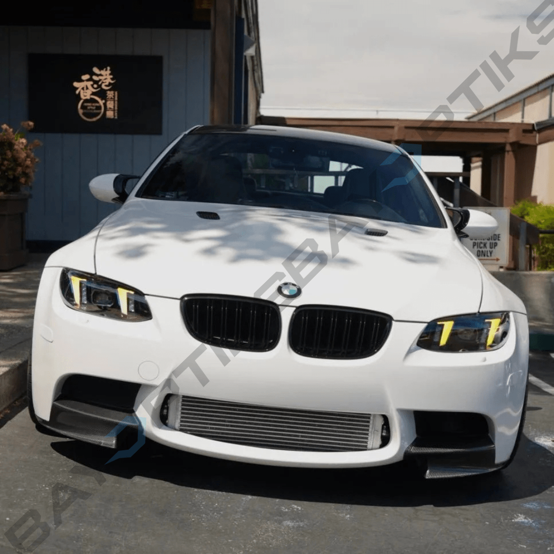 BMW E90 E92 M3 & 3 Series Coupe CSL Yellow/White Snake Eyes Style Headlights 2007–2013