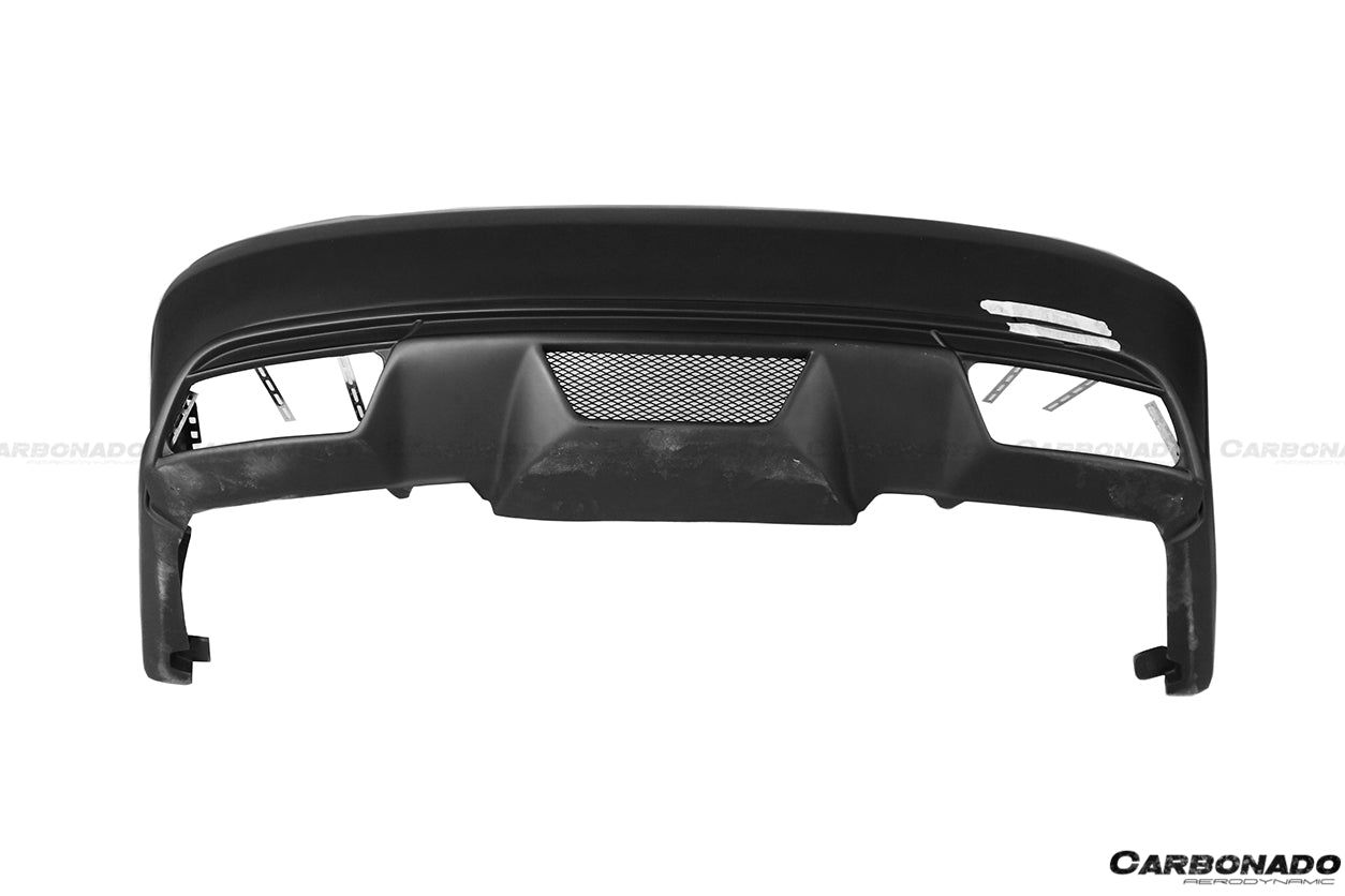 2008 - 2014 Mercedes Benz C Class W204 P Style Rear Bumper with Exhaust tips