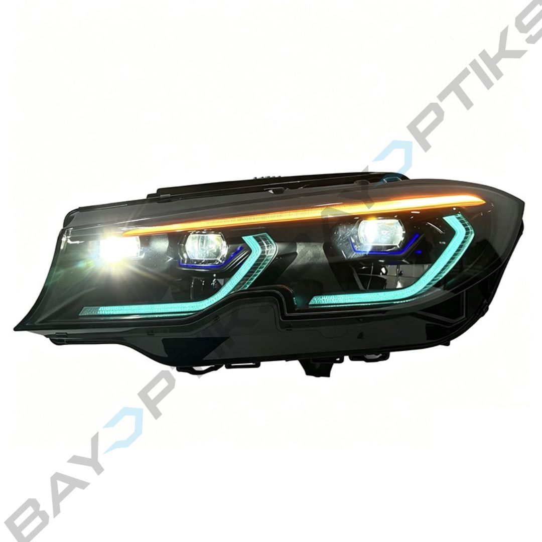 BMW G20 3 Series Black Shadow RGB Style Headlights 2020-2022