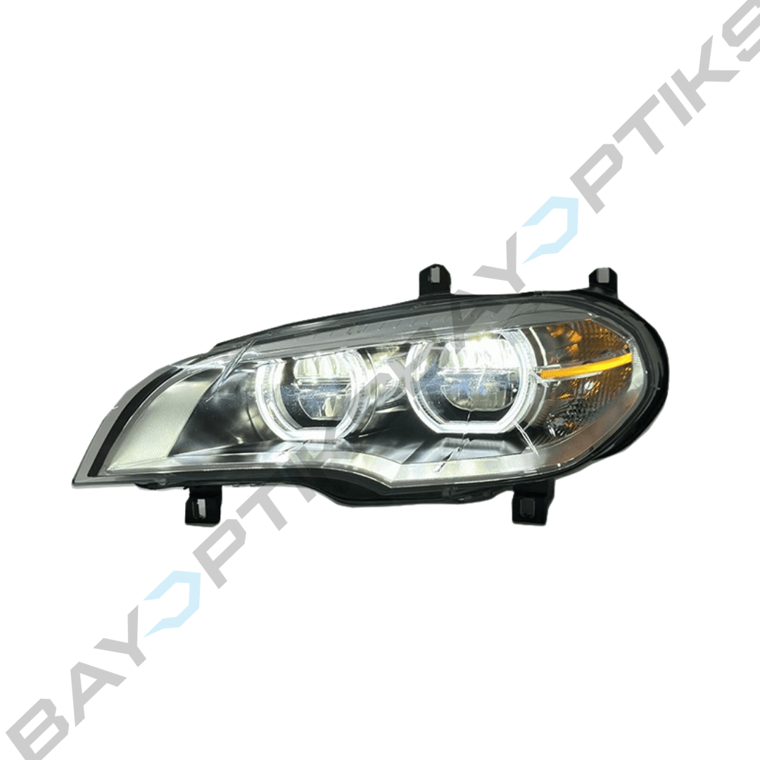 BMW X5 E70 Facelift Style CSL Yellow White Dual Color LED Headlights 2008-2013