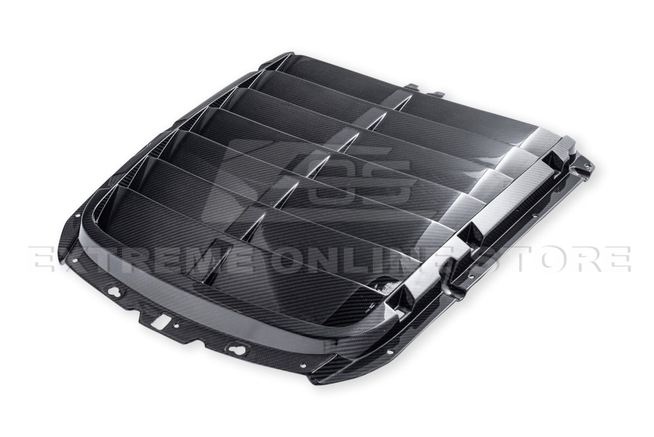 Ford Mustang S550 GT500 Factory Style Dry Carbon Fiber Hood Vent Cover 2020-2023