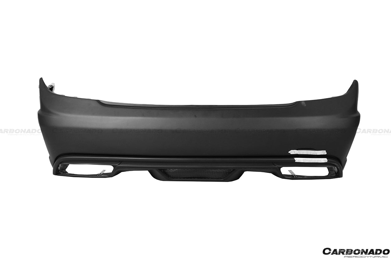 2008 - 2014 Mercedes Benz C Class W204 P Style Rear Bumper with Exhaust tips