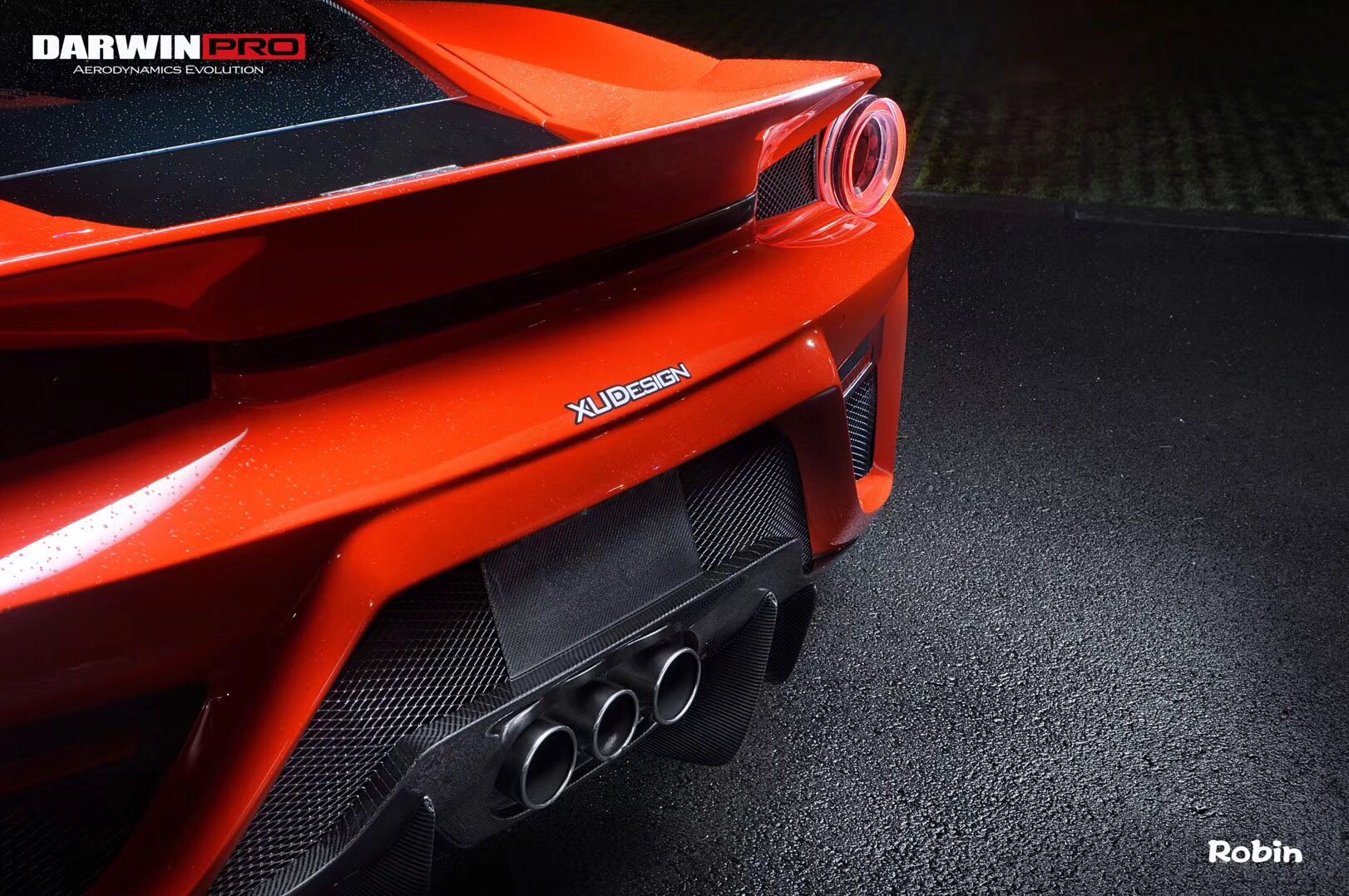 2010-2015 Ferrari 458 Coupe BKSS Style Partial Carbon Fiber Full Body Kit