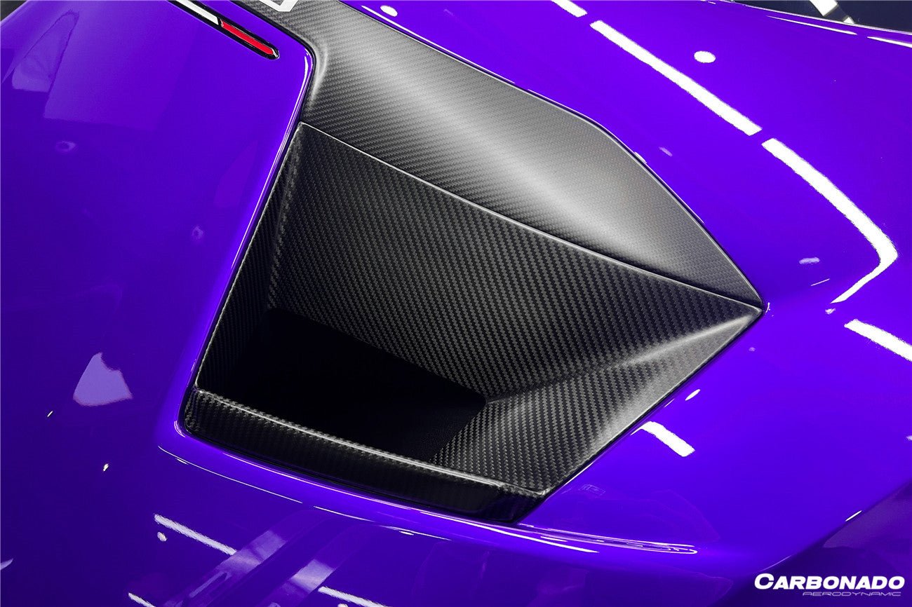 2021 - 2025 Lamborghini Huracan STO Dry Carbon Fiber Hood Vents