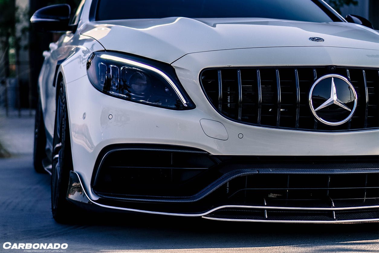 2015 - 2021 Mercedes Benz W205 C63/S AMG Sedan BR Style Front Lip
