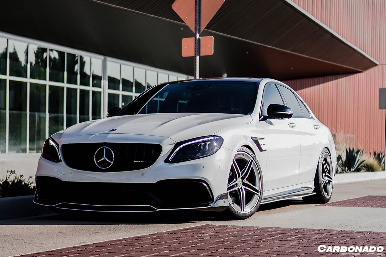 2015 - 2021 Mercedes Benz W205 C63/S AMG Sedan BR Style Front Lip