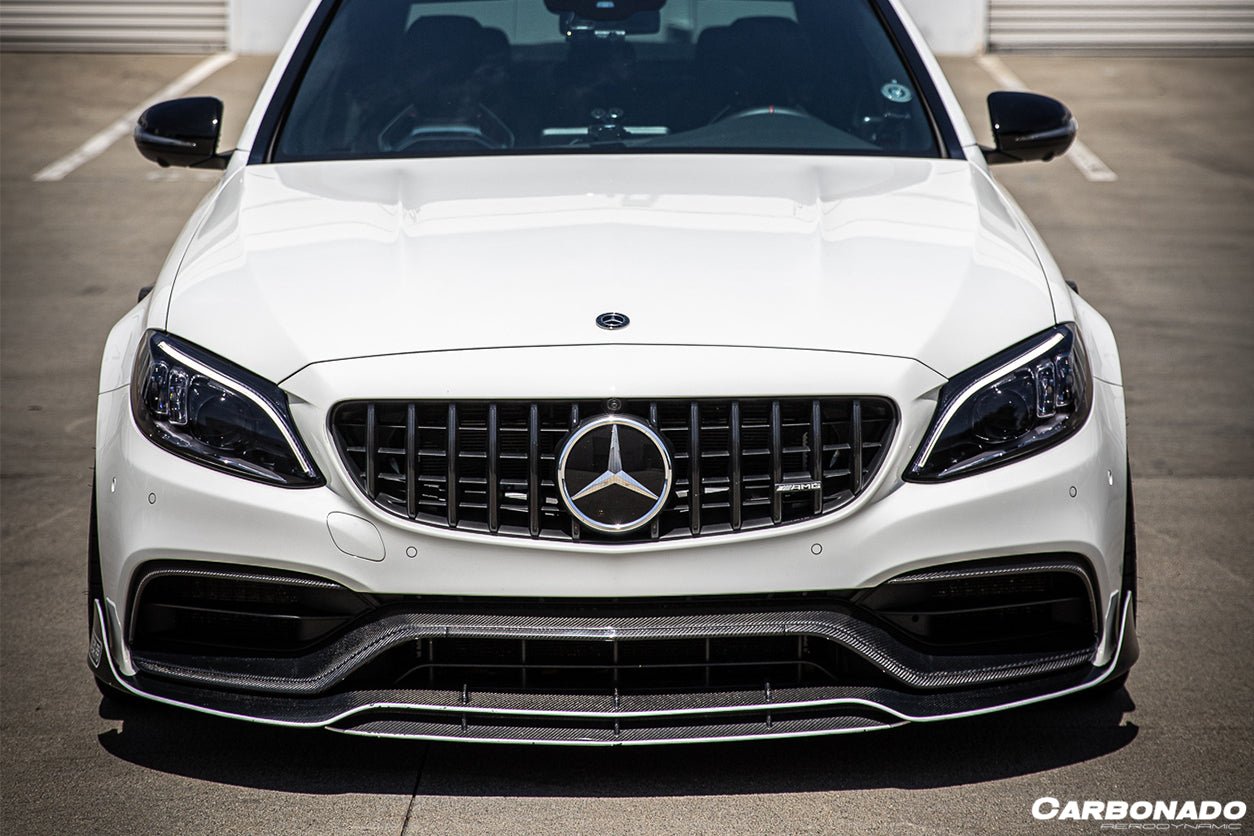 2015 - 2021 Mercedes Benz W205 C63/S AMG Sedan BR Style Front Lip