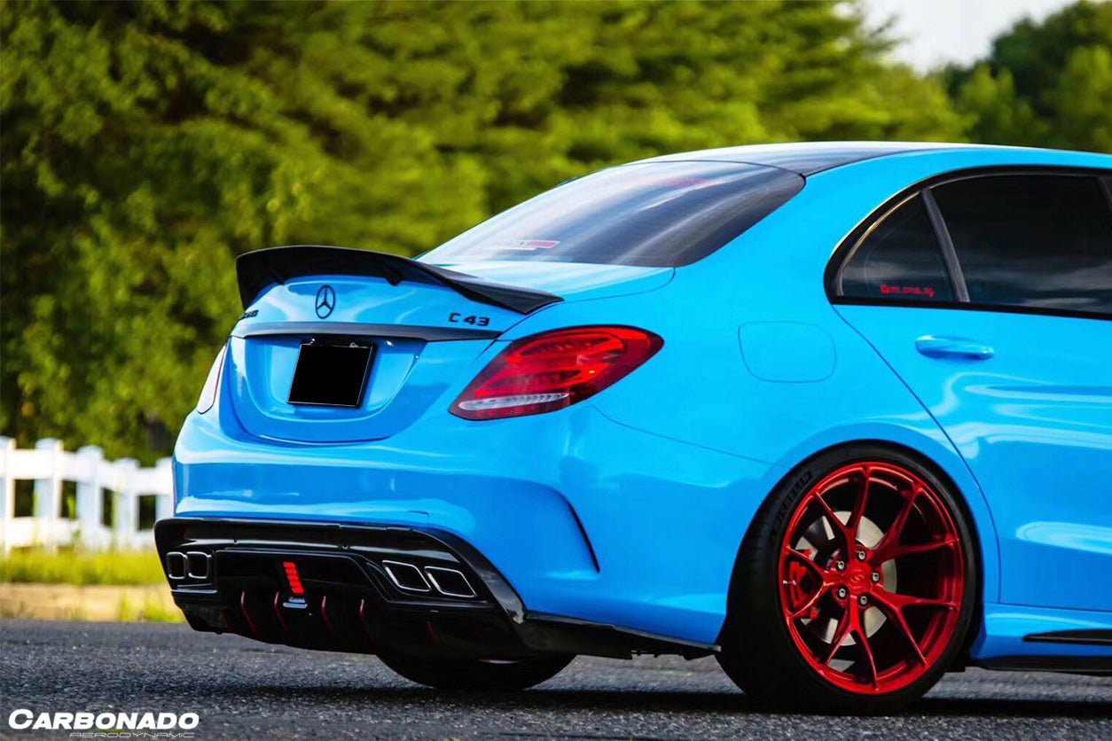 2015 - 2021 Mercedes Benz C-Class W205 Sedan RT Style Trunk Spoiler