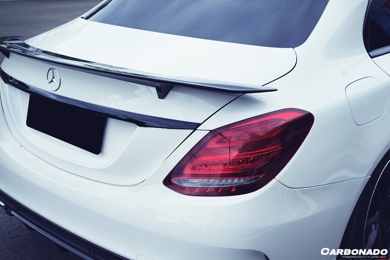 2015 - 2021 Mercedes Benz C-Class W205 Sedan RT-II Style Trunk Spoiler