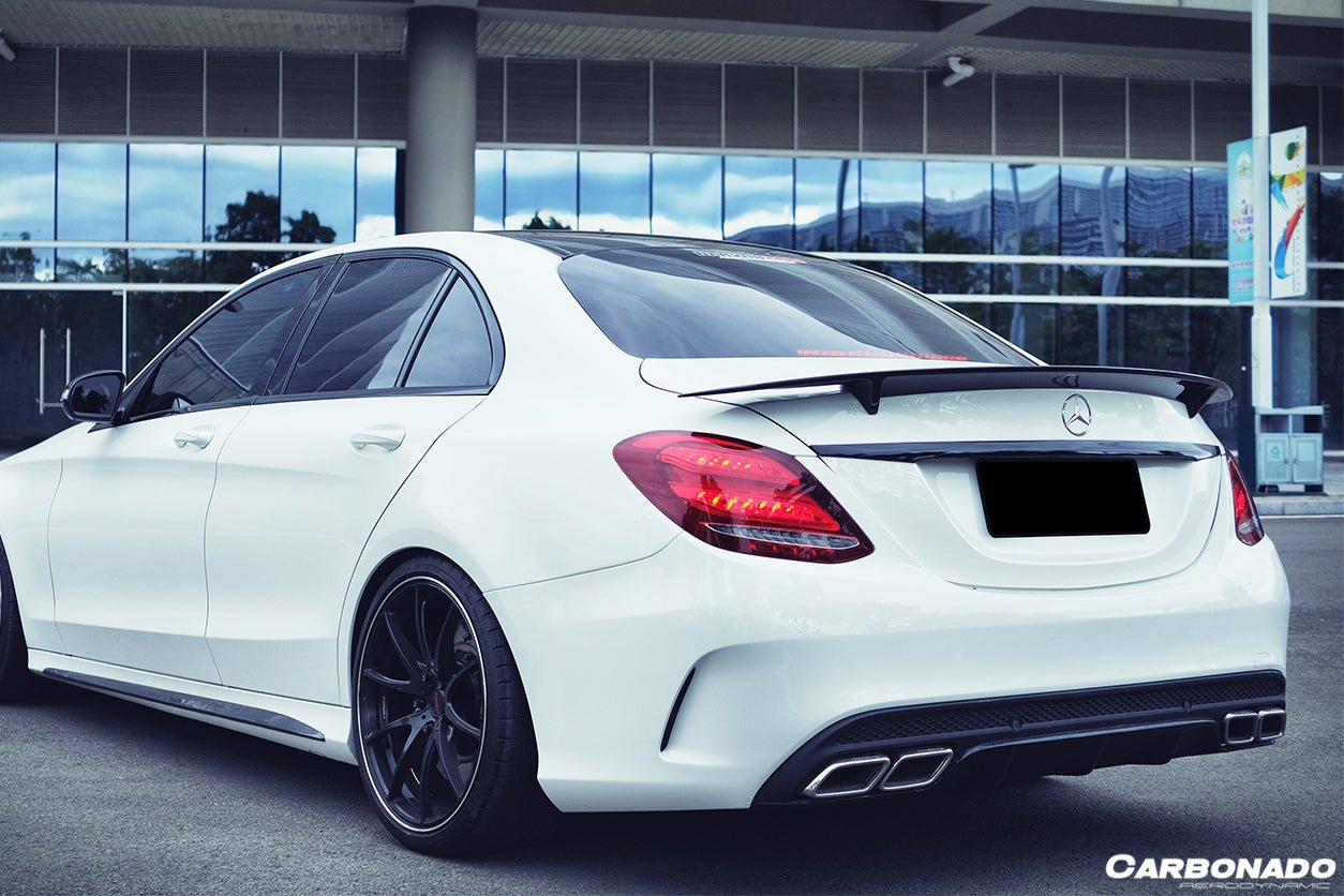 2015 - 2021 Mercedes Benz C-Class W205 Sedan RT-II Style Trunk Spoiler