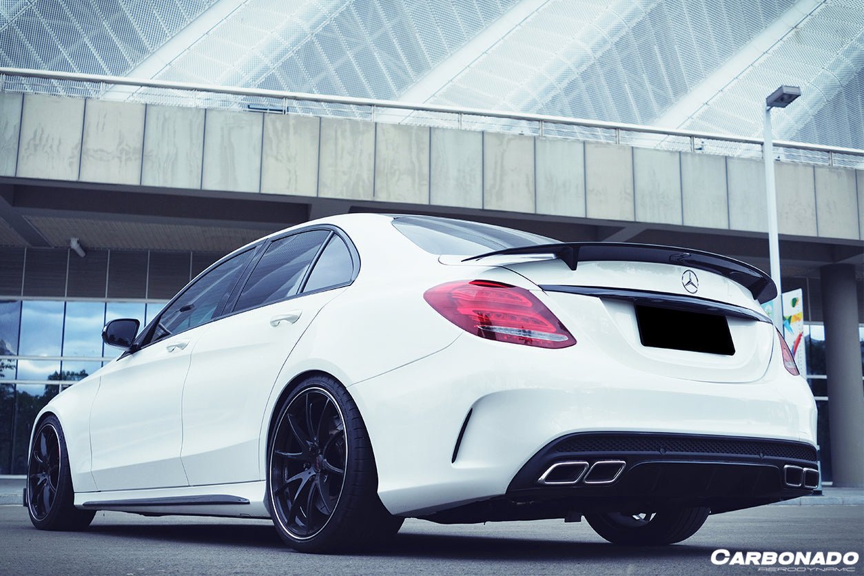 2015 - 2021 Mercedes Benz C-Class W205 Sedan RT-II Style Trunk Spoiler
