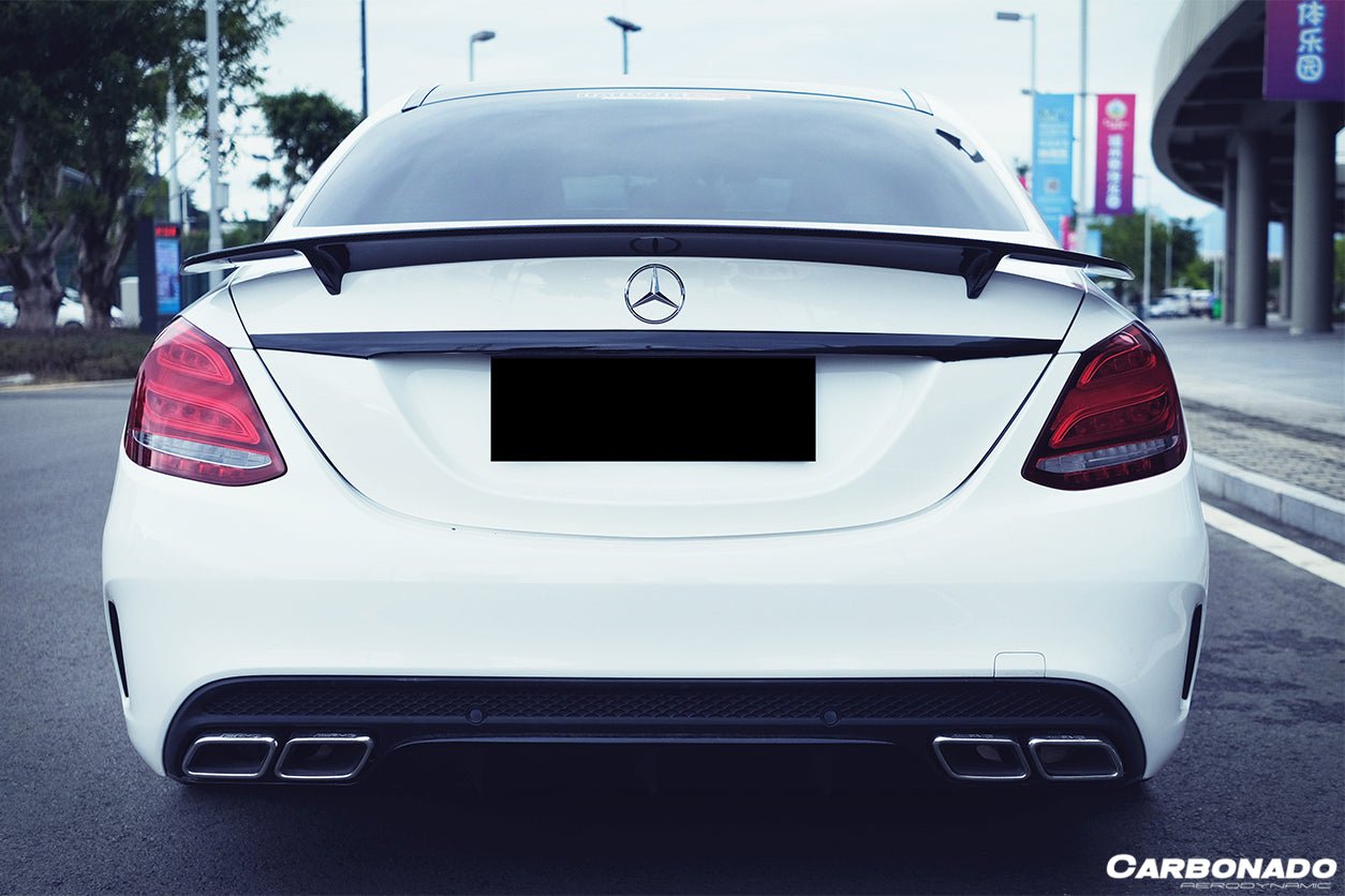 2015 - 2021 Mercedes Benz C-Class W205 Sedan RT-II Style Trunk Spoiler