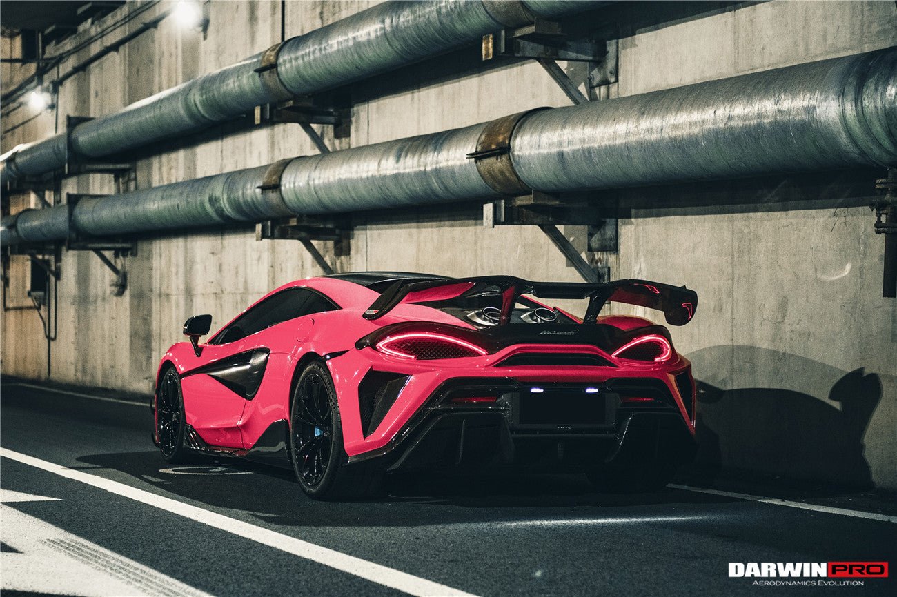 2015 - 2021 McLaren 540C & 570s BKSS Style Rear Bumper and Wing and Engine Trunk and Exhaust