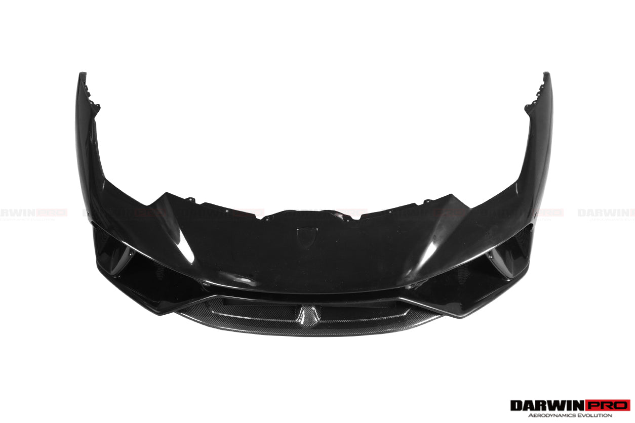 2015 - 2025 Lamborghini Huracan LP610 & LP580 & EVO & Tecnica Performante Style Partial Carbon Front Bumper