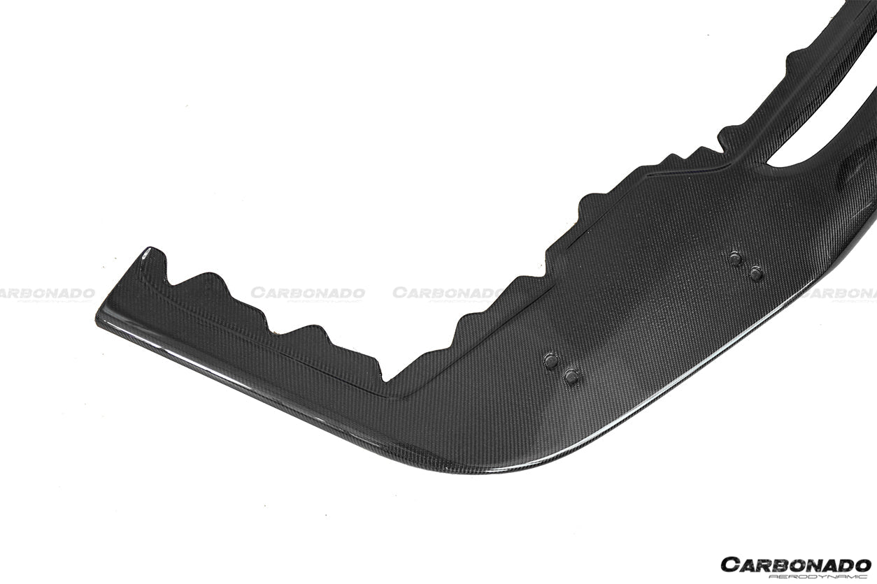 2010 - 2015 Ferrari 458 Coupe& Spyder AV Style Carbon Fiber Front Lip