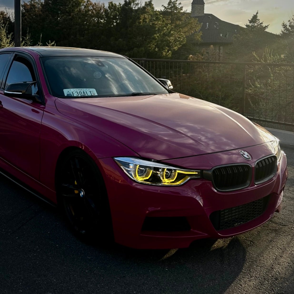 F30 3 Series LCI Style LED Headlights V2 CSL Yellow/White 2012 - 2019