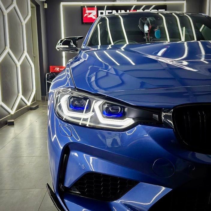 BMW F30 3 Series Laser Style LED Headlights CSL Yellow/White (2012 - 2018)