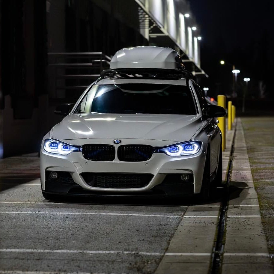 BMW F30 3 Series Laser Style LED Headlights CSL Yellow/White (2012 - 2018)